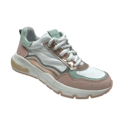 Afbeelding van Twins 325157 196W5 meisjes veterschoenen maat 31 rood