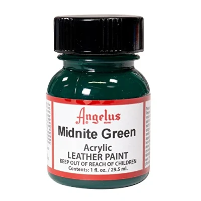 Afbeelding van Angelus leerverf Middernacht Groen 29,5ml