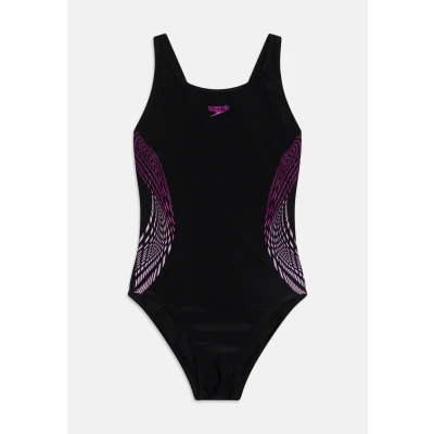 Afbeelding van Speedo Placement Muscleback Zwart/Roze Sportbadpak Maat 152