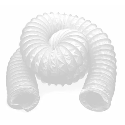 Afbeelding van H&amp;C VENT flexibele pvc uitlaatgasslang, diameter 150 mm, buisdiameter, HVAC 6 m maximale lengte, luchtkanaal, ventilatieuitgang, buis voor airconditioning, heteluchtvoorzieningssysteem
