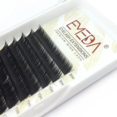 Afbeelding van EMEDA valse wimper extensions set 0.07mm J krul mix 3D individuele 8 15mm wimperextensions voor salon kunstmatige wimpers een