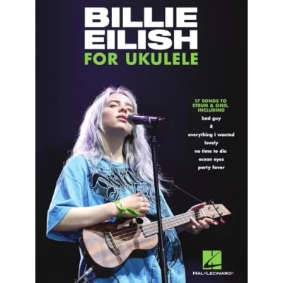 Afbeelding van Hal Leonard Billie Eilish for ukulele songboek voor ukelele