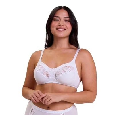 Afbeelding van Sans Complexe, Bekery vrije beha&#039;s, Coton d&#039;Arum, 3 Wit, 85C