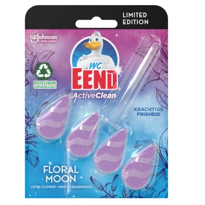 Afbeelding van WC Eend Toiletblok Active Clean Floral Moon