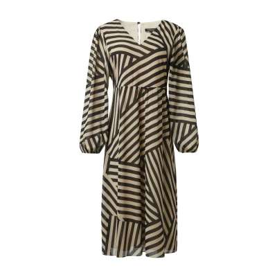 Afbeelding van comma Gestreiftes Jurk, Dames, Maat: 32, Schwarz