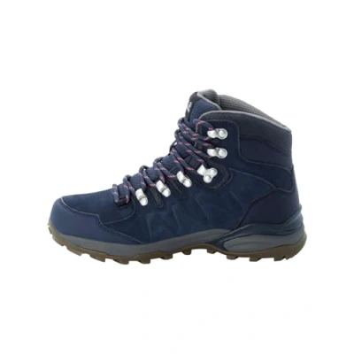 Afbeelding van Wandelschoen Jack Wolfskin Women Refugio Texapore Mid Dark Blue Grey Schoenmaat 40