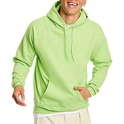 Afbeelding van Hanes Heren trui EcoSmart Hooded Sweatshirt, Kalk, XL