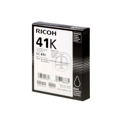 Afbeelding van Ricoh GC 41K (405761) Inktcartridge Zwart