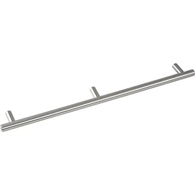 Afbeelding van GRIMME 8569210860 Basic kastgreep Enija meubelgreep (Barell) ø 12 mm, breedte 900 mm stanggreep geborsteld roestvrij staal, zilver, gatafstand 860