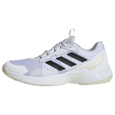 Afbeelding van adidas Performance Indoor Crazyflight Volleybalschoenen, Heren, Maat: 41 1/3, Cloud white/core black/core white Textiel/ synthetisch
