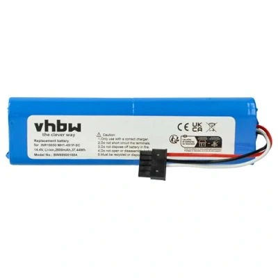 Afbeelding van vhbw Accu compatibel met Viomi V RVCLMB21B, RVCLM26B, VXVC01 JG stofzuiger (2600 mAh, 14,4 V, Li Ion)
