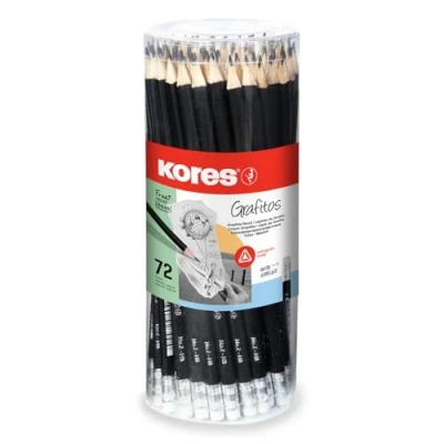 Afbeelding van Kores potlood &quot;GRAFITOS&quot;, hardheidsgraad: HB, driehoekig
