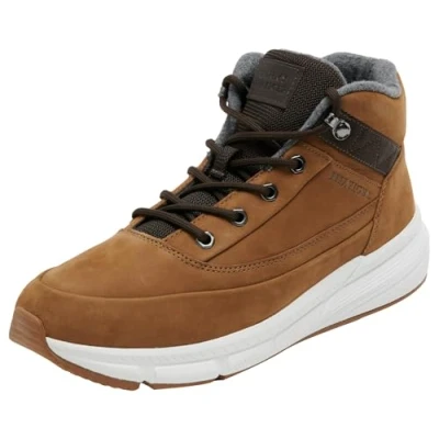 Afbeelding van Tommy Hilfiger Hybrid Veterboots, Heren, Maat: 43, Desert khaki Nubukleer/ textiel