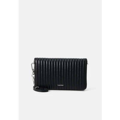 Afbeelding van Calvin Klein MINI LINE Quilt Crossbody Schoudertas, Dames, Maat: One Size, Black