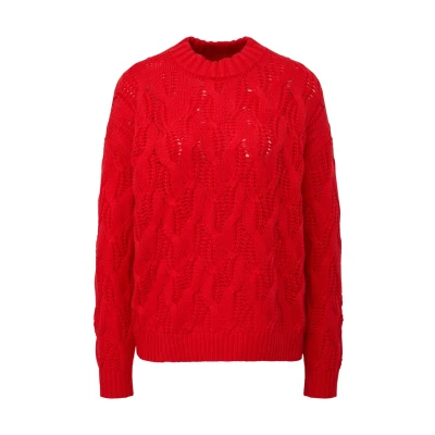 Afbeelding van s.Oliver Trui, Dames, Maat: 38, Rot