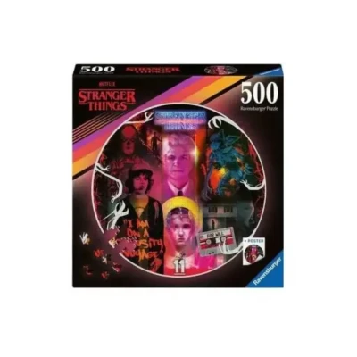 Afbeelding van Ravensburger Puzzle 12001227 Friends Don&#039;t Lie 500 Teile Stranger Things Rundpuzzle für Erwachsene und Kinder ab 12 Jahren