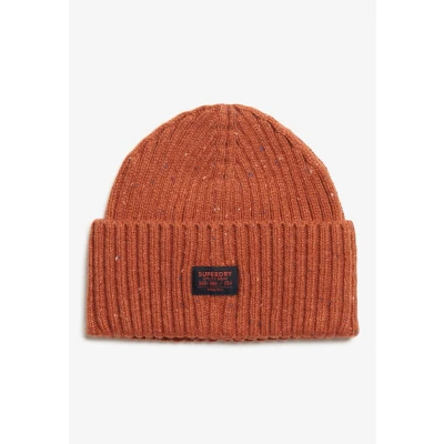 Afbeelding van Superdry Vrouwen Pluizig Gebreide Workwear beanie Oranje Grootte: 1SIZE