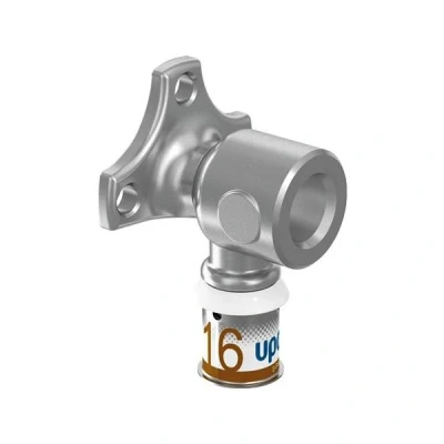 Afbeelding van Uponor S Press Plus muurplaat 1/2&quot; binnendraad x 16 laag + flens. Artikelnr: 1070639