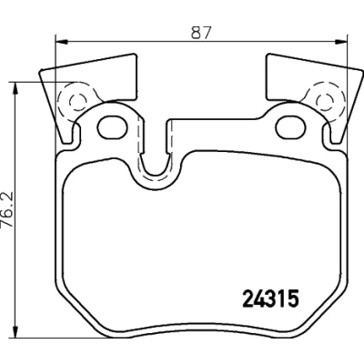 Afbeelding van Brembo Remblokset P 06 059