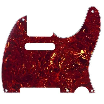 Afbeelding van Musiclily 11 Schroefgaten 60s 64 Vintage stijl SSS Strat Gitaar Slagplaat voor American Stratocaster, 4 laags Tortoise