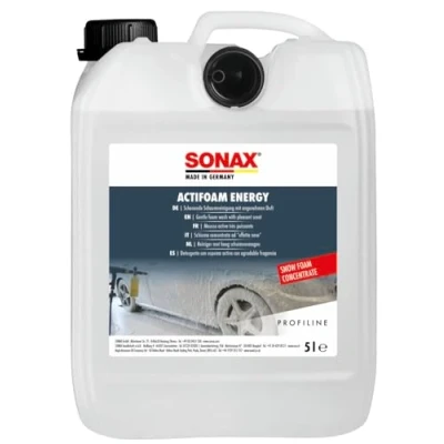 Afbeelding van SONAX PROFILINE ActiFoam Energy (5 Liter) sterk vuiloplossende reiniger met geweldige schuimontwikkeling voor de autowas Art Nr. 06185050