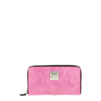 Afbeelding van Gabs Leren Portemonnee GMONEY17 Naplak Silver Wallet Ciclamino Roze
