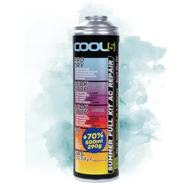Afbeelding van COOL5 Airconditioning reparatieset, AC + APC 500ml (5in1 1 blikje R1234yf)