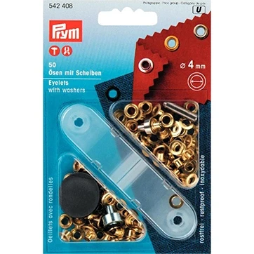 Afbeelding van Prym Nestelringen 4mm Goud