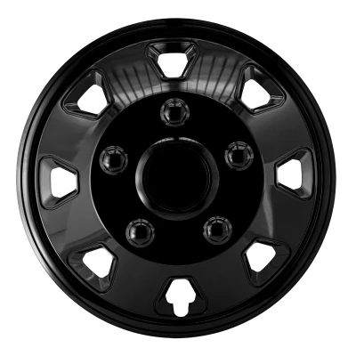Afbeelding van AutoStyle 4 Delige Wieldoppenset Itah 14 inch zwart (bol)