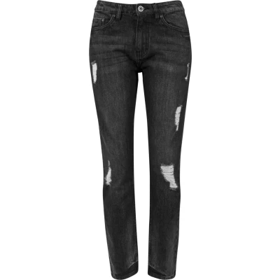 Afbeelding van Urban Classics Relaxed fit jeans, Dames, Maat: 27, Black washed