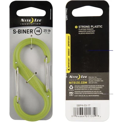 Afbeelding van Nite Ize S Biner Plastic #4 Lime