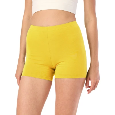 Afbeelding van Merry Style MS MS10 283 LE Dames Leggings Sport Vrijetijdsbroek Kort Viscose Sporbroek Yogabroek Geel XXL