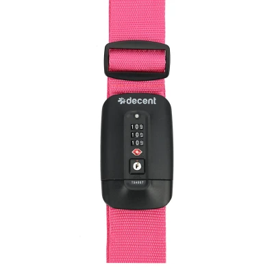 Afbeelding van Decent Kofferriem TSA Slot Pink