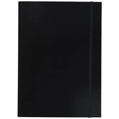Afbeelding van Pagna Heftbox Basic Colours A4 3 binnenkleppen, met elastische sluiting, zwart