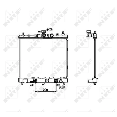 Afbeelding van NRF Radiateur 53477