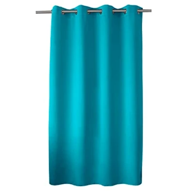 Afbeelding van Enjoy Home 2010AN140180 gordijn, met 8 ogen, polyester, 180 x 140 cm, turquoise, 180x140 cm