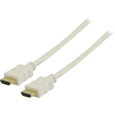 Afbeelding van Transmedia HDMI kabel versie 1.4 (4K 30Hz) / wit 2 meter
