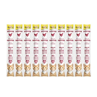 Afbeelding van 10 Stuks GimCat Sticks Gevogelte Kattensnacks