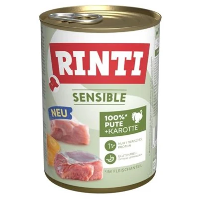 Afbeelding van Rinti Sensible 6 x 400 g Kalkoen &amp; Wortel