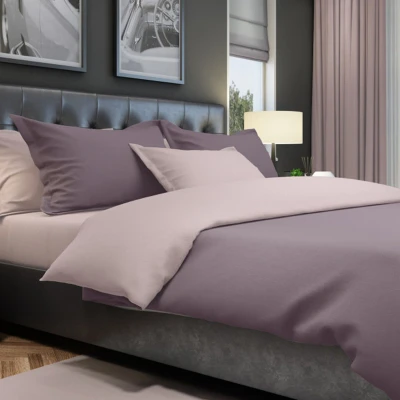 Afbeelding van The One Dekbedovertrek 200 x 220 cm Classic Plum / Mauve