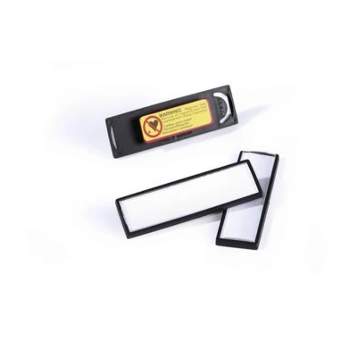 Afbeelding van Badge Durable clip card met magneet 17x67mm