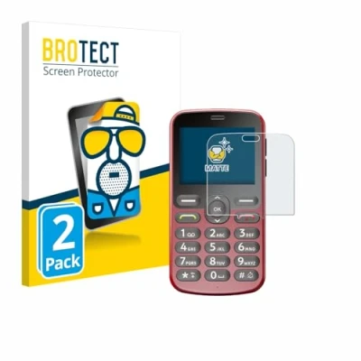 Afbeelding van BROTECT (2 Stuks) Antireflecterende Beschermfolie voor Doro 1880 Anti Glare Screen Protector, Mat, Ontspiegelend