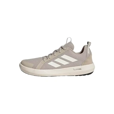 Afbeelding van Adidas Terrex BOAT Climacool Outdoorschoenen, Heren, Maat: 40 2/3, Beige/chalk white/semi impact orange Textiel/ synthetisch