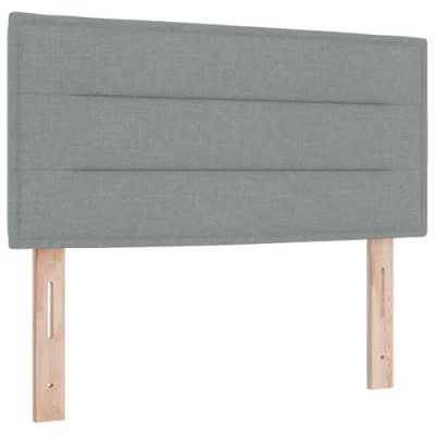 Afbeelding van vidaXL Hoofdbord Lichtgrijs Stof 80 x 7 78 cm Modern