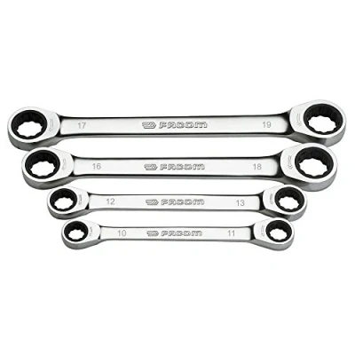 Afbeelding van Facom set ratelsleutels, 12 kant, metrische maten 64.J4