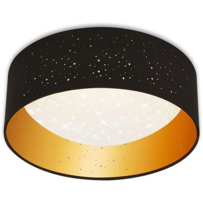 Afbeelding van Briloner MAILA LED plafondlamp kinderkamerlamp sterrenhemel effect neutraal wit 4000K 12W 1200 lm IP20 Ø32cm