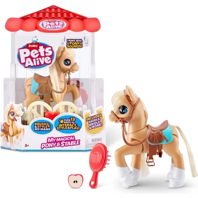 Afbeelding van ZURU Pets Alive My Magical Pony and Stable Speelfiguur 32cm