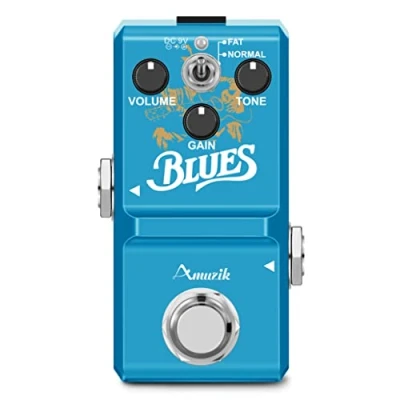 Afbeelding van Amuzik Nano Bluesy Pedaal Vintage Blues Style Distortion Effect Wide Range Frequency Respons met Mini Size True Bypass