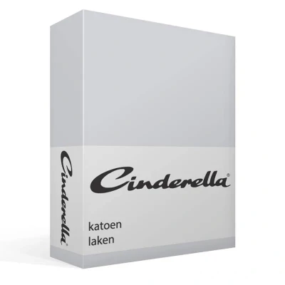 Afbeelding van Laken Cinderella Lichtgrijs (Katoen) 240 x 260 cm (Lits jumeaux)