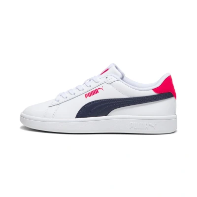 Afbeelding van Puma Smash 3.0 sneakers wit/donkerblauw/rood